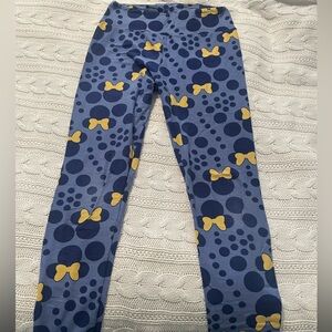 Minnie Mouse lularoe leggings, GUC, one size